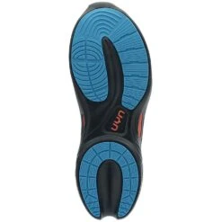 UYN City Running Black Sole Shoes - Black/Orange -RunGear Elite uyn city running black sole man shoes black orange 5 982017