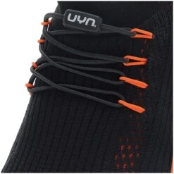 UYN City Running Black Sole Shoes - Black/Orange -RunGear Elite uyn city running black sole man shoes black orange 7 982019