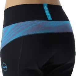 UYN Crossover Tight Shorts Women - Black/Blue Danube -RunGear Elite uyn crossover tight shorts women black blue danube 6 1190848