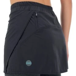 UYN Running Exceleration 2In1 Skirt Women - Black/Cloud -RunGear Elite uyn running exceleration 2in1 skirt for women black cloud 3 1021815
